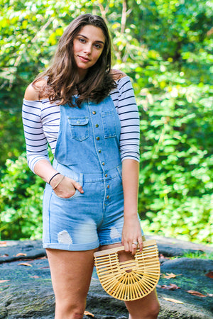 Cowgirl Chic Shorts Overalls